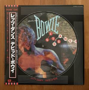 LP 帯付 ピクチャー盤 デビッド・ボウイ / レッツ・ダンス DAVID BOWIE LET