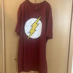 THE FLASH フラッシュ  Tシャツ 赤　Ｌ　MADE IN HAITI