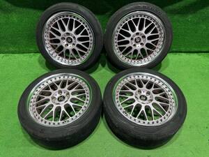 WORK VS-XX ワーク 18インチ 225/45ZR18 18X8.0J+38 5H PCD114.3 2021年 タイヤ ホイール 4本 セット 。。。