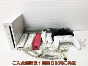 【1円】任天堂 ニンテンドーWii 本体 周辺機器 まとめ売り セット リモコン ヌンチャク コントローラー 等 D11-069rm/G4