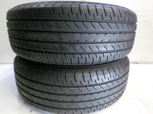 K25-459 深溝 中古タイヤ ヨコハマ BluEarth E51A 225/60R18 100H (2本)