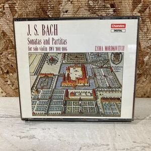 CD J.S BACH Sonatas and Partitas 中古CD 2枚組　for solo violin バッハ　BWV 1001-1006 クリックポスト対応のみ