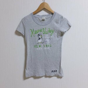 P432　アバクロンビーアンドフィッチ　グレー　ペンギン　半袖　Tシャツ　S　【メ便】