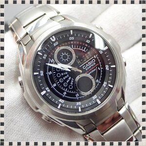 カシオ EDIFICE EFA-116 クォーツ デジアナ 42mm メンズ 腕時計 電池交換済 CASIO エディフィス