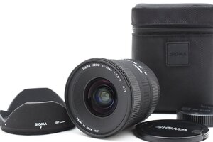 Sigma 17-35m F/2.8-4 EX DG Pentaxマウント [美品] レンズフード ケース 前後キャップ付き 広角ズーム