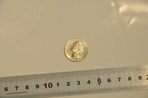 アメリカ　ヴィンテージコイン　硬貨　1943年　銀貨　クウォーターダラー　シルバーコイン　本物　