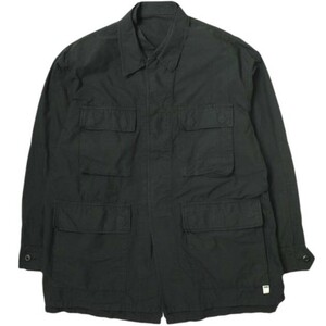 SSZ エスエスズィー 21AW JY JACKET リップストップ レイヤードミリタリージャケット 11-18-6185-139 M ブラック M-65 BEAMS s18595