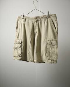 Lee Wide Loose Cargo Shorts Beige リー ワイド ルーズ カーゴ ショーツ ハーフパンツ ベージュ W36 短パン P858