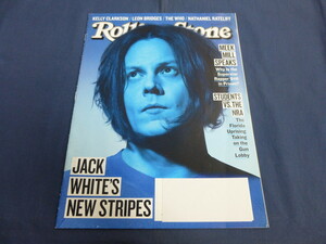 〇 ⑬ 洋雑誌 Rolling Stone ローリングストーン 2018.3.22-4.5 ジャック・ホワイト Jack White デヴィッド・ボウイ ミークミル Meek Mill