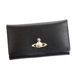 ヴィヴィアンウエストウッド Vivienne Westwood 321401 OPIO SAFFIANO オピオ サフィアーノ 6連キーケース BLACK ブラック 新品