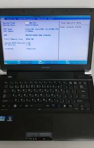 東芝toshiba/CPU i5-2520M/メモリ 4GB/14型(インチ)/ノートPC/VGA端子/USB端子/DVD/HDMI