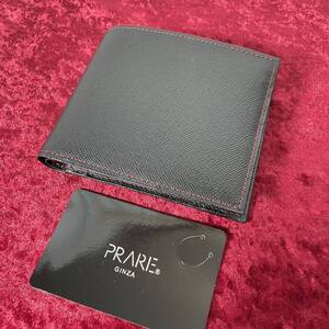 新品 PRARE プレリー GINZA レザー 本革 折り畳み財布