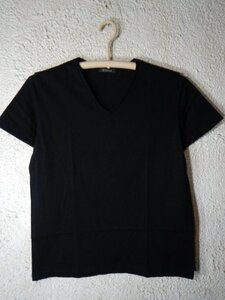 n8438　UNITED ARROWS　ユナイテッド　アローズ　日本製　半袖　vネック　tシャツ　シンプル　無地　デザイン　人気　送料格安