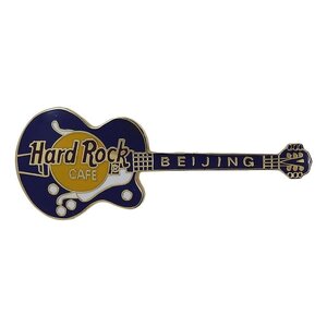 Hard Rock CAFE ギター ブローチ ハードロックカフェ BEIJING ピンバッジ ピンバッチ