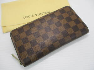 2411604-008 LOUIS VUITTON ルイヴィトン ダミエ N41661 ジッピーウォレット 長財布