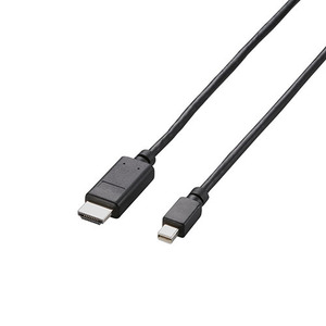 【5個セット】エレコム Mini DisplayPort-HDMI変換ケーブル/1m/ブラック AD-MDPHDMI10BKX5