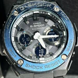 CASIO G-SHOCK カシオ ジーショック G-STEEL Gスチール GST-W110BD-1A2JF 腕時計 ソーラー電波 マルチバンド6 アナログ デジタル ブラック