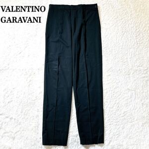 VALENTINO GARAVANI ヴァレンティノ スラックス パンツ ブラック 44 レディース C82420-53