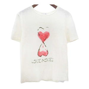 ディオール LOVE MOVES Tシャツ クリスチャンディオール 143T12A4466 レディース アイボリー Dior 中古 【アパレル・小物】