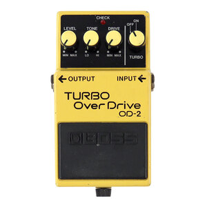 【中古】ターボオーバードライブ エフェクター BOSS OD-2 TURBO OverDrive ボス ギターエフェクター