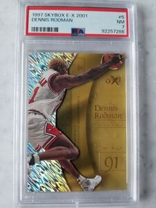 【PSA】1997 Skybox E-X 2001 Dennis Rodman #5 デニス・ロドマン カード PSA