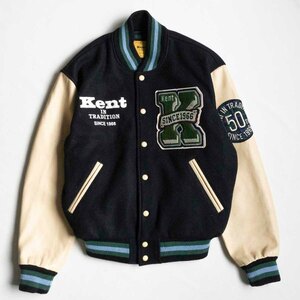 【美品】Kent IN TRADITION 【レザー スリーブスタジャン】L ジャケット ケント イン トラディション 2411097