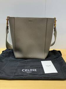 【ITYK2NUEGZB8】CELINE セリーヌ サングル バケット ショルダーバッグ ショルダー レザー 