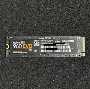 ((使用時間195時・1枚限定)) SAMSUNG SSD 960 EVO 1TB MZ-V6E1T0 M.2 NVMe PCI-e 2280