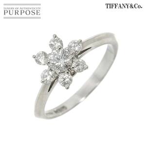 ティファニー TIFFANY&CO. バターカップ 8号 リング ダイヤ Pt プラチナ 指輪 Diamond Ring 90230986