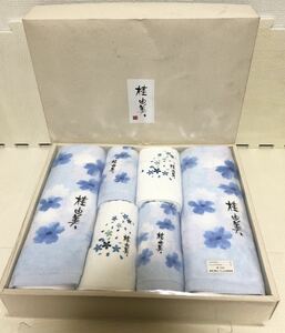 新品未開封品★6枚セット★ 桂由美 かつらゆみ バスタオル フェイス タオル セット インテリア 家庭用品 お風呂 