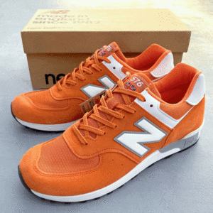 海外限定 UK製 NEW BALANCE M576FPO ORANGE “SUMMER FRUITS” US10 28cm オレンジ×オフホワイト×グレー イギリス英国製 NBスニーカー