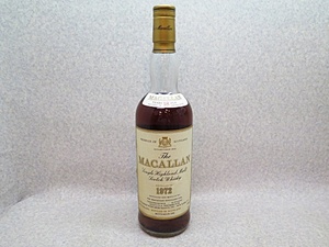 ★☆【古酒】The MACALLAN DISTILLED IN 1972 18YEARS OLD WHISKY マッカラン18年 1972 750ml 43% 未開栓 ウイスキー ot☆★