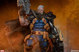 M11577 ケーブル X-MEN Cable Exclusive Sideshow スタチュー 高62cm箱付 動画あり Marvel Comics Premium Format Figure 170サイズ0611