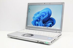 1円スタート ノートパソコン Windows11 Panasonic レッツノート CF-SZ6 第7世代 Core i5 SSD256GB メモリ8GB 12.1 Windows10 カメラ