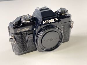 ★美品 MINOLTA ミノルタ X-500 フィルムカメラ ボディ 一眼レフ カメラ レトロ マニュアル 中古品 現状品 管理TO715