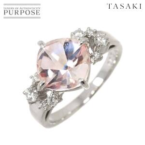 タサキ TASAKI 12号 リング クォーツ 3.00ct ダイヤ 0.23ct K18 WG ホワイトゴールド 750 指輪 田崎真珠 Quartz Ring 90247555