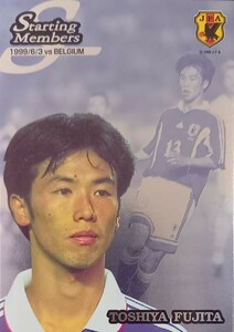 日本代表　藤田俊哉　インサート JAPAN national team 2000 S7Of11　　　　/ ジュビロ磐田 名古屋グランパス ジェフ千葉 ロアッソ熊本