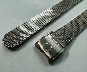 オメガ ステンレスベルト 6011 ラグ幅14mm用 レディース OMEGA stainless steel bracelet メッシュベルト　　 watch band 金属ベルト　へ-1