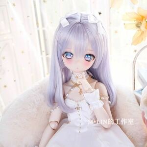 BJDドール用ウィッグ 8-9インチ MDD/kumako/DDサイズ通用 1/3 球体関節人形 doll