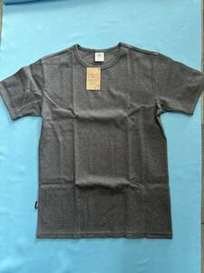 AVIREXデイリーリブ半袖Tシャツクルーネックチャコールグレー L