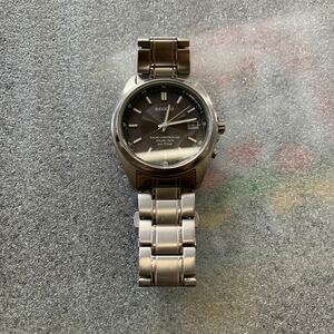 中古 CITIZEN　REGUNO　シチズン　レグノ　ソーラー電波　メンズ腕時計　H415-S057515　良品