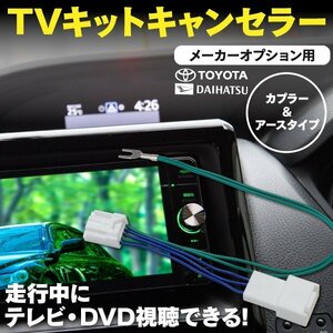 【ネコポス送料無料】TVキット キャラバン E25 H19.8～H24.6 走行中にテレビDVD再生