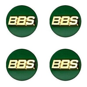 [在庫あり即納可]送料無料◆新品 正規品 BBS グリーン エンブレム センターキャップ Φ56 リング無 4個