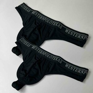 L ★ Tバック ブラック２枚set WESTERNPOLOTEXAS