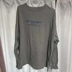 グリーン ロングtシャツ