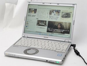 1円～ 激安 高速SSD 即使用可 ノートパソコン 中古良品 Panasonic CF-SZ6ADLVS 12.1型 第7世代Core i3 8GB 無線 カメラ Windows11 Office