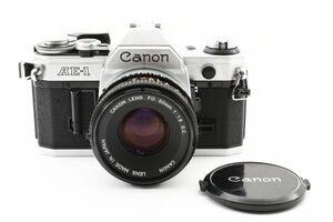 [良品]キヤノン CANON AE-1 一眼レフ 35mm フィルムカメラ ＋ FD 50mm f/1.8S.C. 2156769