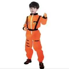 新品 ハロウィン 宇宙飛行士 コスプレ コスチューム オレンジ