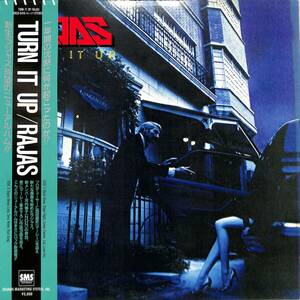 A00596013/【即決/送料無料】LP/RAJAS (ラジャス・森川邦子・X-RAY)「Turn It Up (1985年・SM28-5416・EARTHSHAKER西田昌史プロデュース