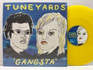 シュリンク美品!! 12インチ イエローヴァイナル仕様 UKオリジナル TUNE-YARDS Gangsta (4AD/BAD3113) Adrock, Cut Chemist REMIX収録